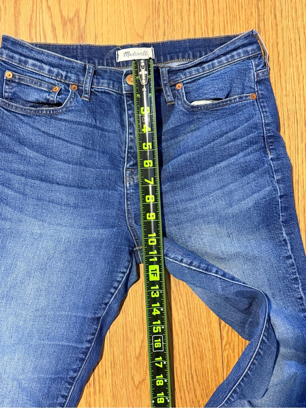 Madewell Cruiser Straight Jeans 30 Lana Wash High Rise F6086 - Picture 6 of 13